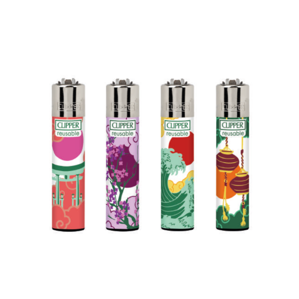 Encendedores CLIPPER - Colección Nipón - Display 24x