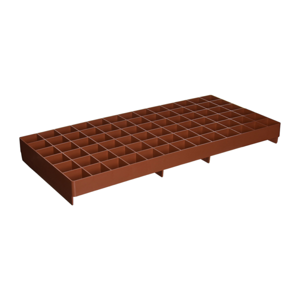 Grodan Bandeja Vacía 51x24x5 cm Gro-Smart 78 Alveolos para Lana Roca