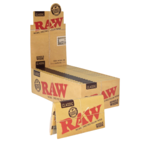 Hojillas Raw Single Wide Doble Ventana - Display 25x