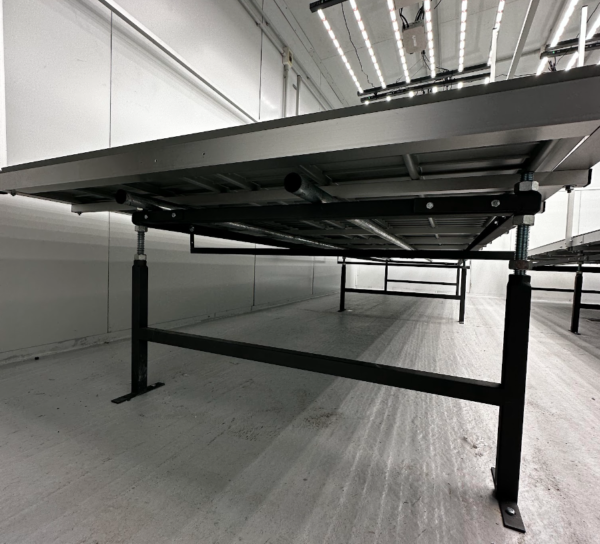 Soporte 5 m Rolling Bench + Soporte Red para MES3 (152 x 505 x h 45-47 cm)