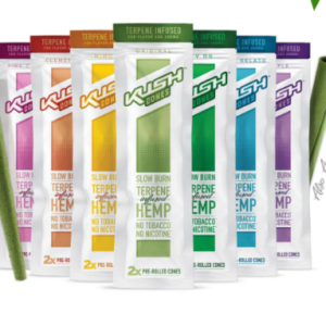 KUSH HEMP BLUNT X 2 CON TERPENOS  / KUSH HEMP CONES X 2 CON TERPENOS