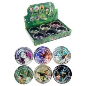 Cenicero de vidrio Rick & Morty