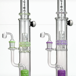 Alien Bong Reciclador 2 Percoladores + Antisplash+Banger Alien 46cm