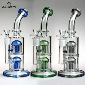 Alien Bong Doble Percolador Medusa con 16 Brazos 30cm