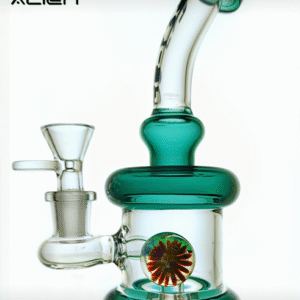 Alien - Mini Bong con Flor y Perc 18cm