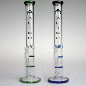 Alien Bong Doble Percolador Miel + Atrapa Hielo 45cm